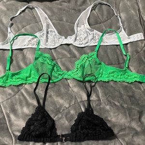 BUNDLE LIKE NEW Savage X Fenty small/medium bralettes